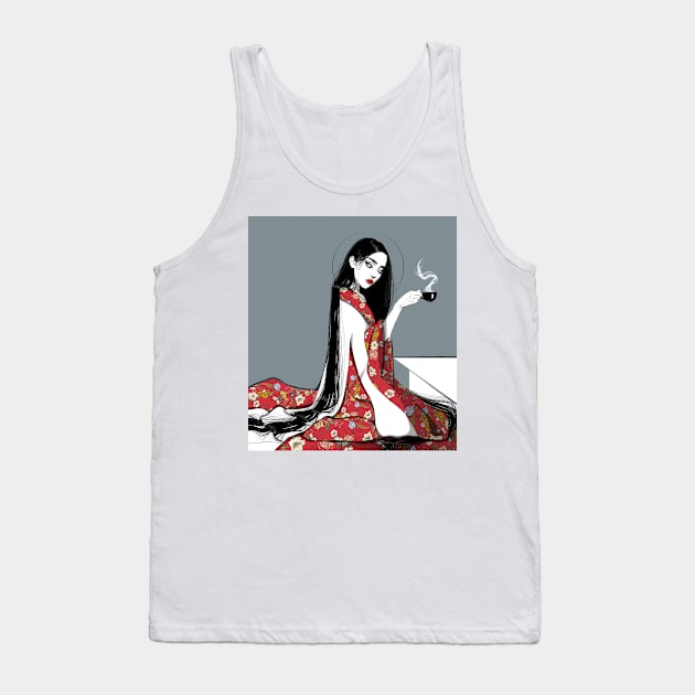 Coffee Tank Top by MaliceGhoul